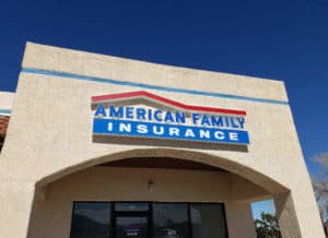 american family insurance LED sign