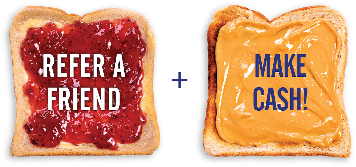peanut butter and jelly referral program